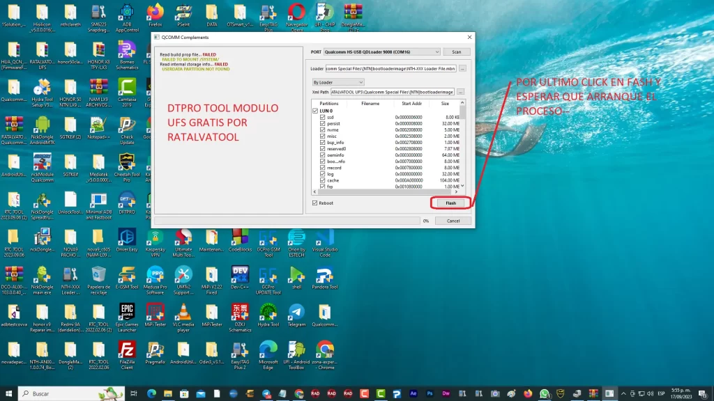 Tutorial RatalvaTool parte 3, herramienta gratis, dtpro crack flash qualcom